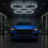 Lampa LED Hexagon Sufitowa Panel Oświetlenie Do Garaż Warsztat 168x238 cm-5904703024569