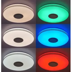Plafon NEVADA RGB CCT + głośnik BT 72W - 5908263389434