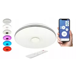 Plafon NEVADA RGB CCT + głośnik BT 72W - 5908263389434