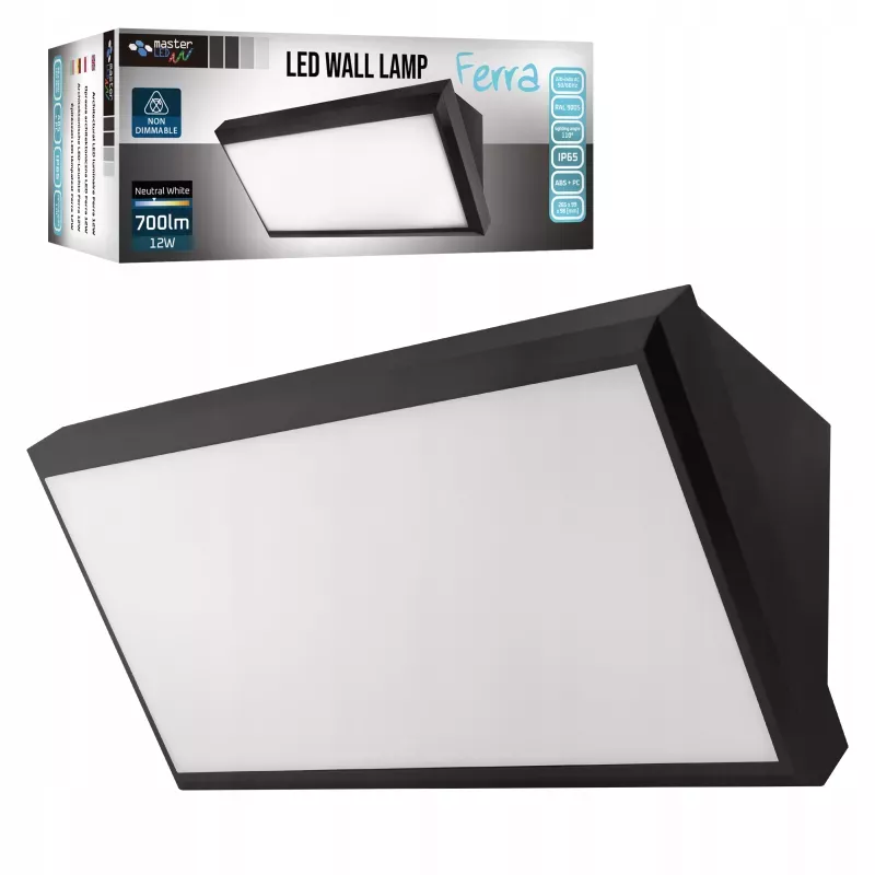 Kinkiet zewnętrzny lampa ogrodowa LED elewacyjna ścienna-5908263385436
