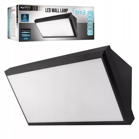 Kinkiet zewnętrzny lampa ogrodowa LED elewacyjna ścienna-5908263385436