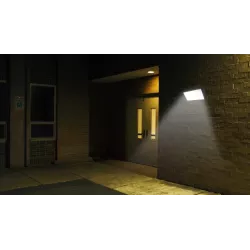 Kinkiet zewnętrzny lampa ogrodowa LED elewacyjna ścienna-5908263385436