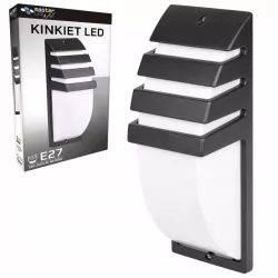 Kinkiet zewnętrzny lampa ogrodowa zewnętrzna elewacyjna ścienna E27 LED-5908263386990