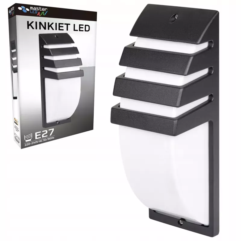 Kinkiet zewnętrzny lampa ogrodowa zewnętrzna elewacyjna ścienna E27 LED-5908263386990