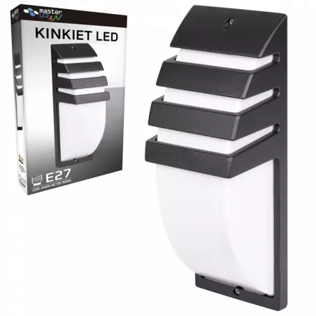 Kinkiet zewnętrzny lampa ogrodowa zewnętrzna elewacyjna ścienna E27 LED-5908263386990