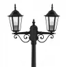 Słupek oświetleniowy 2x Victoria (podwójna) E27 237,5 cm czarny-5904703007227