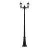 Słupek oświetleniowy 2x Victoria (podwójna) E27 237,5 cm czarny-5904703007227