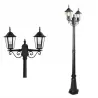 Słupek oświetleniowy 2x Victoria (podwójna) E27 237,5 cm czarny-5904703007227