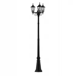 Słupek oświetleniowy 2x Victoria (podwójna) E27 237,5 cm czarny-5904703007227