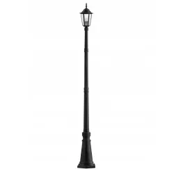 Słupek oświetleniowy 2x Victoria (podwójna) E27 237,5 cm czarny-5904703007227