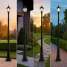 Lampa LED Ogrodowa stojąca zewnętrzna lampion SŁUP E27 Słupek-5904703007210