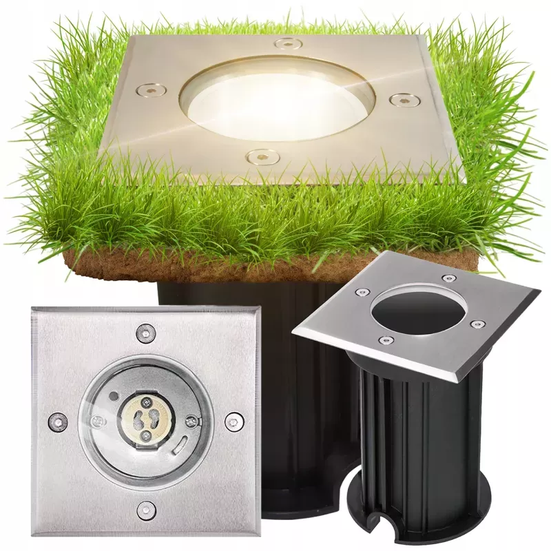 Lampa najazdowa oprawa świetlna wpuszczana ziemie podjazd ogród taras GU10-5903002035436