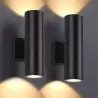 Kinkiet zewnętrzny lampa ogrodowa elewacyjna ścienna wodoszczelna 2x GU10-5903002038239