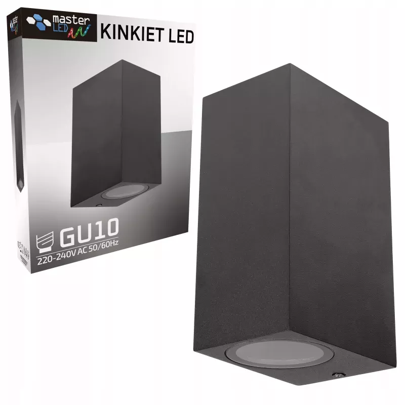 Kinkiet zewnętrzny GU10 lampa ogrodowa zewnętrzna elewacyjna ścienna LED-5903002037843