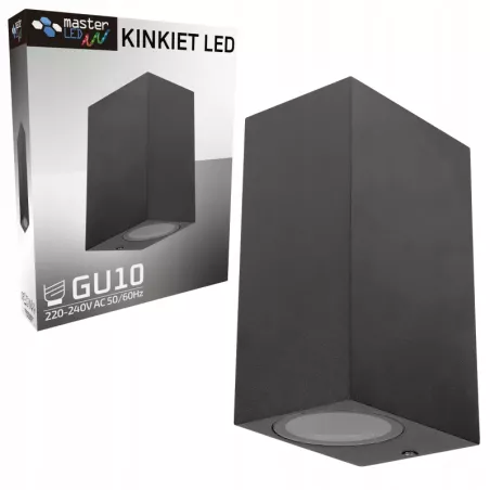 Kinkiet zewnętrzny GU10 lampa ogrodowa zewnętrzna elewacyjna ścienna LED-5903002037843