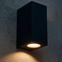 Kinkiet zewnętrzny GU10 lampa ogrodowa zewnętrzna elewacyjna ścienna LED-5903002037843