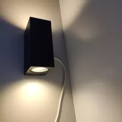 Kinkiet zewnętrzny GU10 lampa ogrodowa zewnętrzna elewacyjna ścienna LED-5903002037843