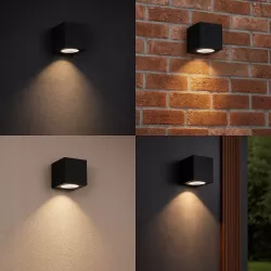 Kinkiet zewnętrzny lampa ogrodowa zewnętrzna elewacyjna ścienna GU10 LED-5903002037867