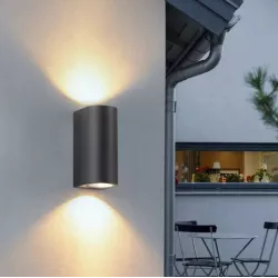 Kinkiet zewnętrzny GU10 lampa ogrodowa zewnętrzna elewacyjna ścienna LED-5903002033227