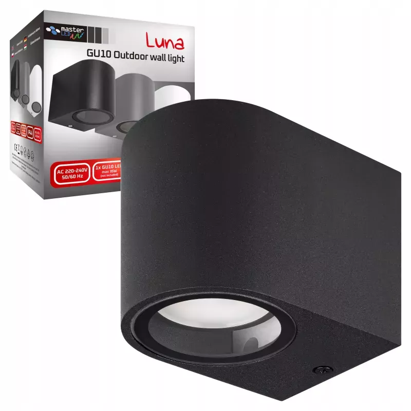 Kinkiet zewnętrzny GU10 lampa ogrodowa zewnętrzna elewacyjna ścienna LED-5903002033203