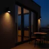 Kinkiet zewnętrzny GU10 lampa ogrodowa zewnętrzna elewacyjna ścienna LED-5903002033203
