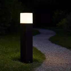 Lampa Ogrodowa stojąca słupek 32cm zewnętrzna E27 CZARNA LED-5908263380752