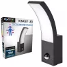 Kinkiet zewnętrzny LED 9W lampa ogrodowa CZUJNIK RUCHU elewacyjna ścienna-5908263383906