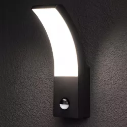 Kinkiet zewnętrzny LED 9W lampa ogrodowa CZUJNIK RUCHU elewacyjna ścienna-5908263383906