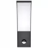 Kinkiet zewnętrzny LED 9W lampa ogrodowa CZUJNIK RUCHU elewacyjna ścienna-5908263383906