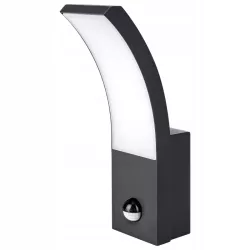 Kinkiet zewnętrzny LED 9W lampa ogrodowa CZUJNIK RUCHU elewacyjna ścienna-5908263383906