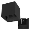 Oprawa architektoniczna Kira LED 6W regulacja czarna-5908263383951