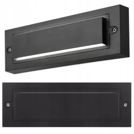 Kinkiet zewnętrzny LED 6W lampa ogrodowa elewacyjna ścienna-5908263385474