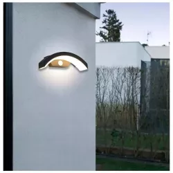 Kinkiet zewnętrzny z Czujnikiem Ruchu LED lampa ogrodowa elewacyjna ścienna-5908263385870
