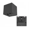 Oprawa oświetleniowa ścienna elewacyjna Masterled 6W LED 10x10cm szary-5908263385887