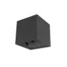 Oprawa oświetleniowa ścienna elewacyjna Masterled 6W LED 10x10cm szary-5908263385887
