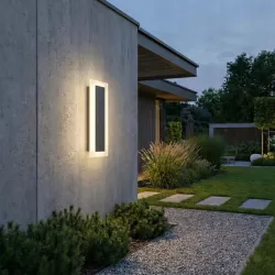 Lampa LED 30cm kinkiet ogrodowy ścienny elewacyjna zewnętrzna akryl-5908263389601