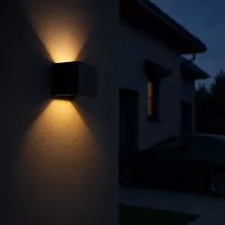 Kinkiet zewnętrzny lampa ogrodowa zewnętrzna elewacyjna ścienna G9 LED-5904703002901