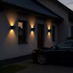 Kinkiet zewnętrzny lampa ogrodowa zewnętrzna elewacyjna ścienna G9 LED-5904703002901
