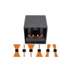 Regulowany antracytowy kinkiet ogrodowy Kira LED G9 8015 LVT-5904703002918