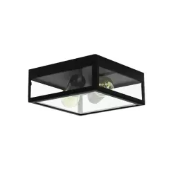 Oprawa architektoniczna Lidio E27 sufitowa czarna-5904703009832
