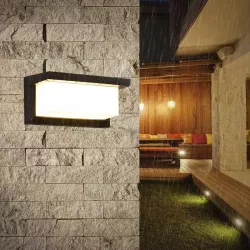Kinkiet zewnętrzny E27 lampa ogrodowa zewnętrzna elewacyjna ścienna-5904703017776