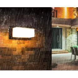 Kinkiet zewnętrzny E27 lampa ogrodowa zewnętrzna elewacyjna ścienna-5904703017776