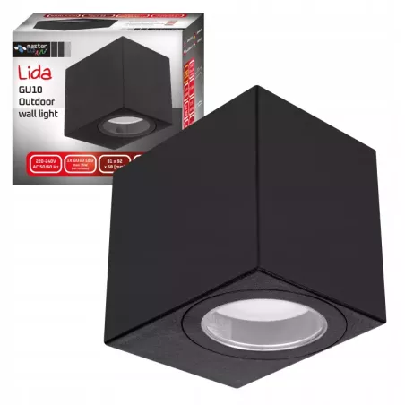 Kinkiet zewnętrzny lampa ogrodowa zewnętrzna elewacyjna ścienna GU10 LED-5904703019060