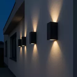 Kinkiet zewnętrzny lampa ogrodowa zewnętrzna elewacyjna ścienna GU10 LED-5904703019077
