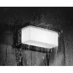 Kinkiet zewnętrzny lampa ogrodowa LED 12W CZUJNIK RUCHU elewacyjna ścienna-5904703019411