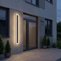Oprawa kinkiet ogrodowy lampa elewacyjna zintegrowany LED 29W 150cm 4500K-5904703029083