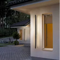 Oprawa kinkiet ogrodowy lampa elewacyjna zintegrowany LED 29W 150cm 4500K-5904703029083