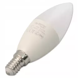 Żarówka LED świecowa E14, 5W - biała ciepła-5908263384859