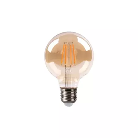 Żarówka LED E27 Filament 3-Dimm G80 2700K 6W Ambe.-5904703008477