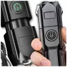 LATARKA SZPERACZ LED MOCNA AKUMULATOROWA USB TAKTYCZNA ZOOM SURVIVAL KABEL-5904703009115